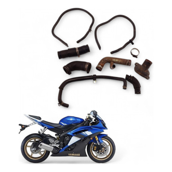 Kit Mangueiras Radiador Yamaha Yzf R6 2009