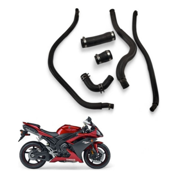 Kit Mangueiras Radiador Yamaha Yzf R1 2008