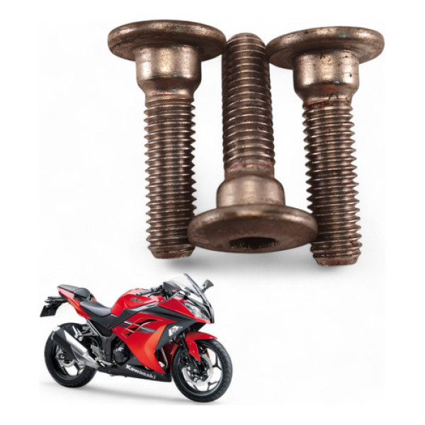 Kit Parafuso Disco Freio Traseiro Kawasaki Ninja 300 2013