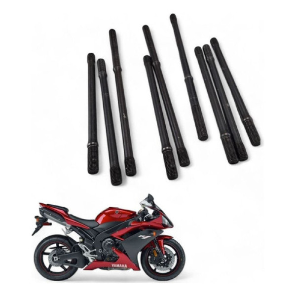 Kit Prisioneiro Cabeçote Yamaha R1 2008