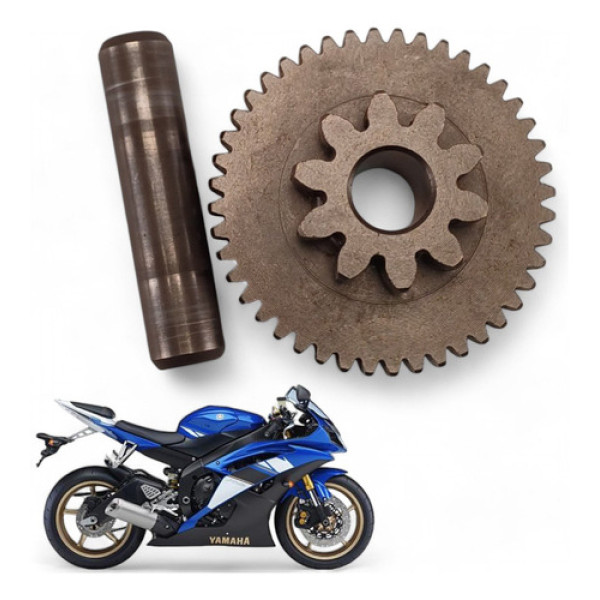 Engrenagem Dupla Partida Yamaha Yzf R6 2008