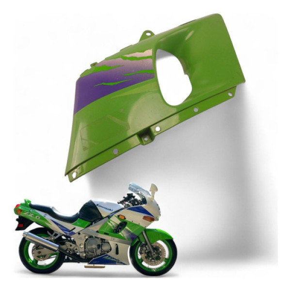 Carenagem Lateral Direita Kawasaki Zx 600 1995 Com Avaria
