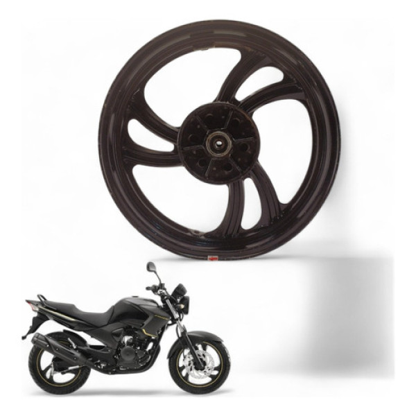 Roda Traseira Yamaha Fazer 250 2008 Com Avaria