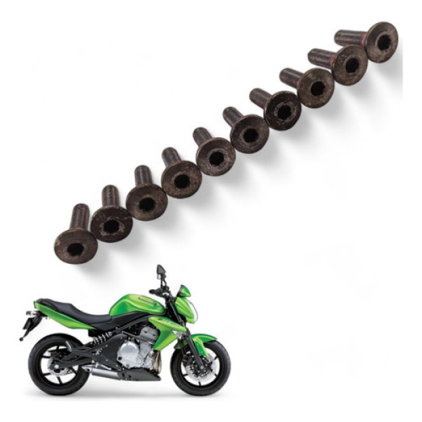 Kit Parafuso Disco Freio Dianteiro Kawasaki Er-6n 2015