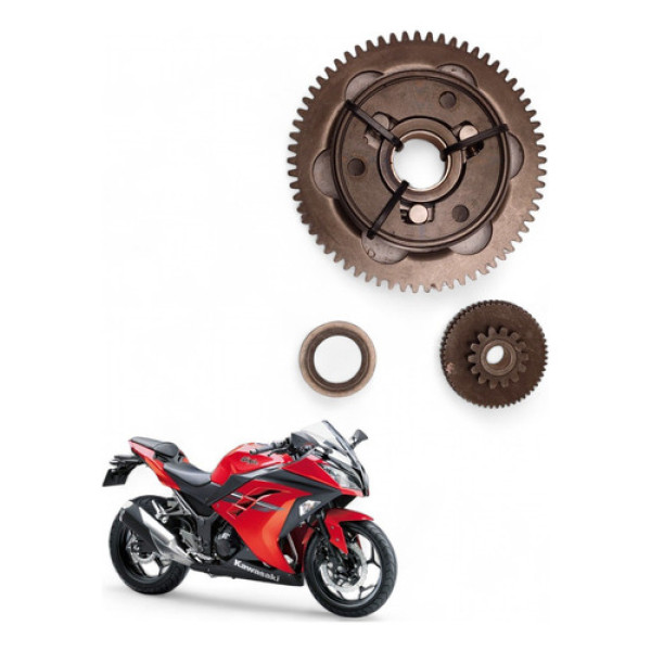 Placa Partida Kawasaki Ninja 300 2013