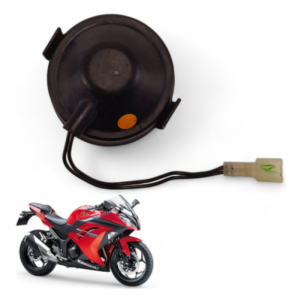 Borracha Tampa Farol Kawasaki Ninja 300 2017 Com Avaria