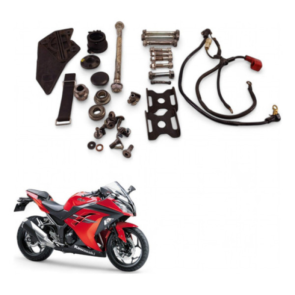 Kit Parafuso Chassi Kawasaki Ninja 300 2013