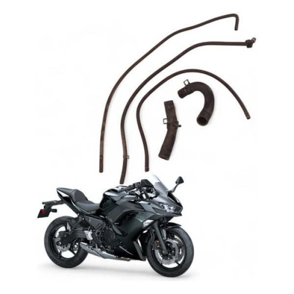 Kit Mangueiras Radiador Kawasaki Ninja 650 2021