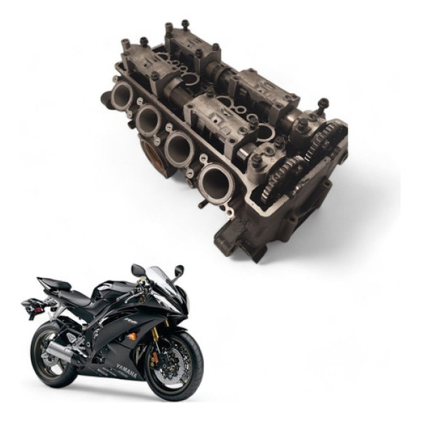 Cabeçote Yzf R6 Yamaha 2008 Com Avaria