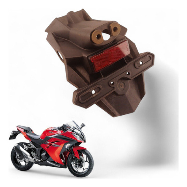 Suporte Placa Kawasaki Ninja 300 2013