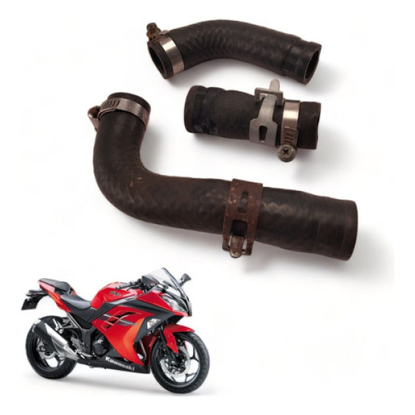 Kit Mangueiras Radiador Kawasaki Ninja 300 2015