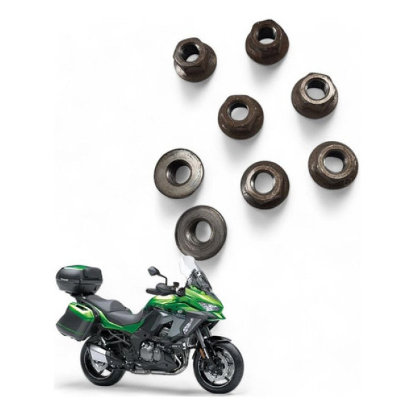 Kit Porca Escapamento Kawasaki Versys 1000 2020