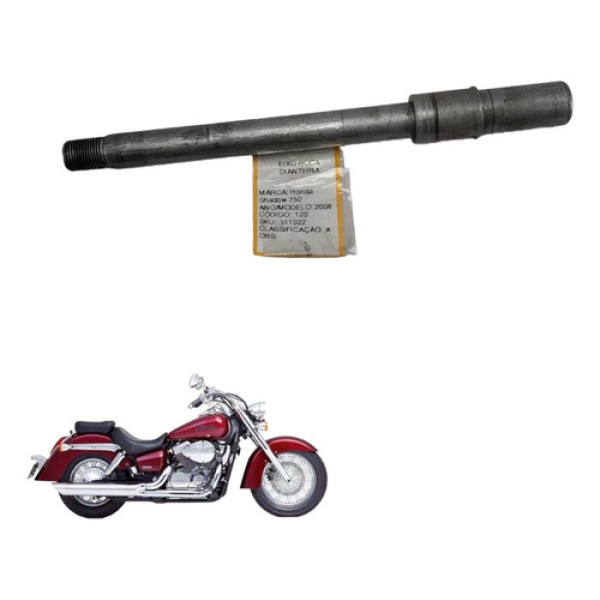 Eixo Roda Dianteira Honda Shadow 750 2006