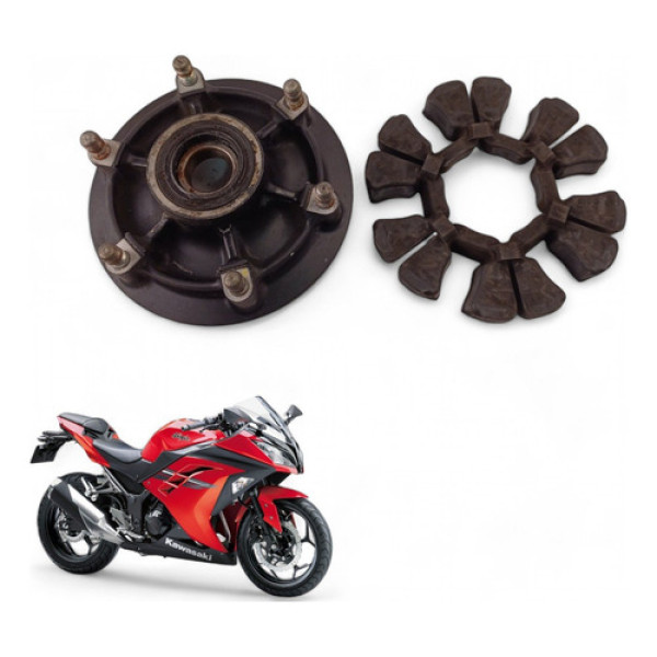 Suporte Cubo Coroa Kawasaki Ninja 300 2013