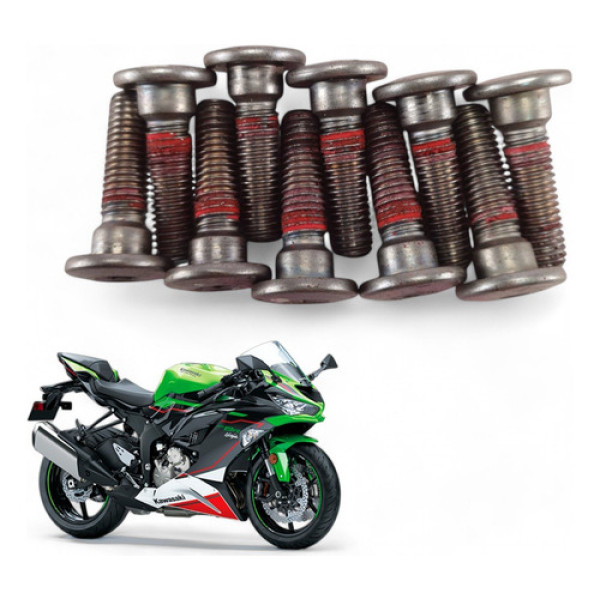 Kit Parafuso Disco Freio Dianteiro Kawasaki Zx 6r 2023