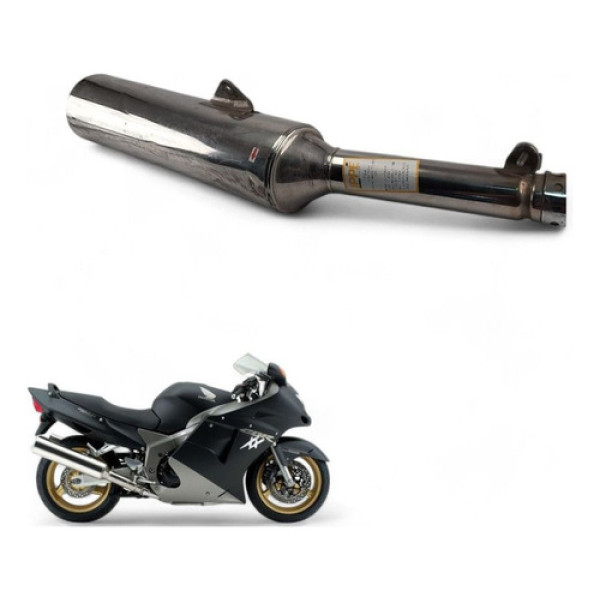 Ponteira Escapamento Lado Dir Honda Cbr 1100xx 1998 Com Avar