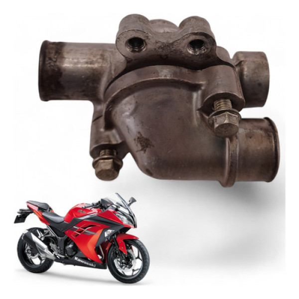 Carcaça Válvula Termostática Kawasaki Ninja 300 2014