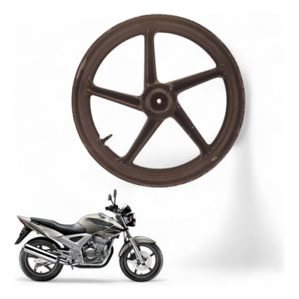 Roda Dianteira Honda Cbx 250 Twister 2004 Com Avaria