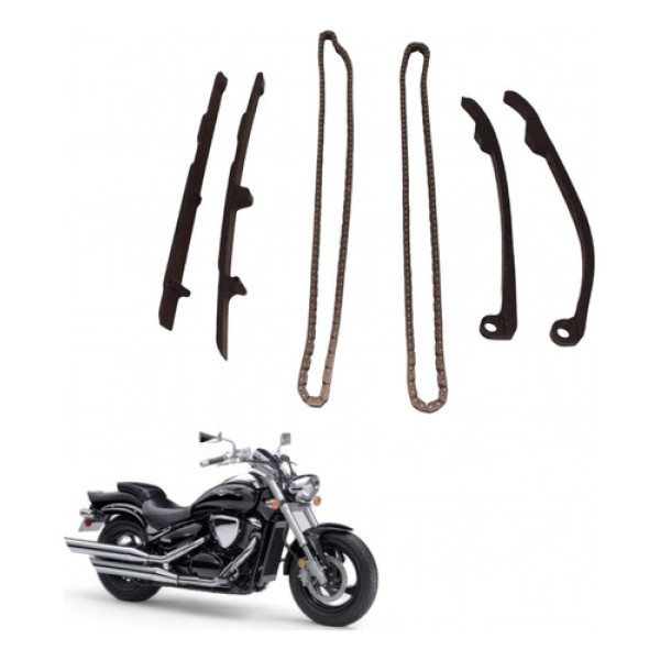 Kit Guia Tensor Corrente Comando Suzuki Boulevard M800 2007