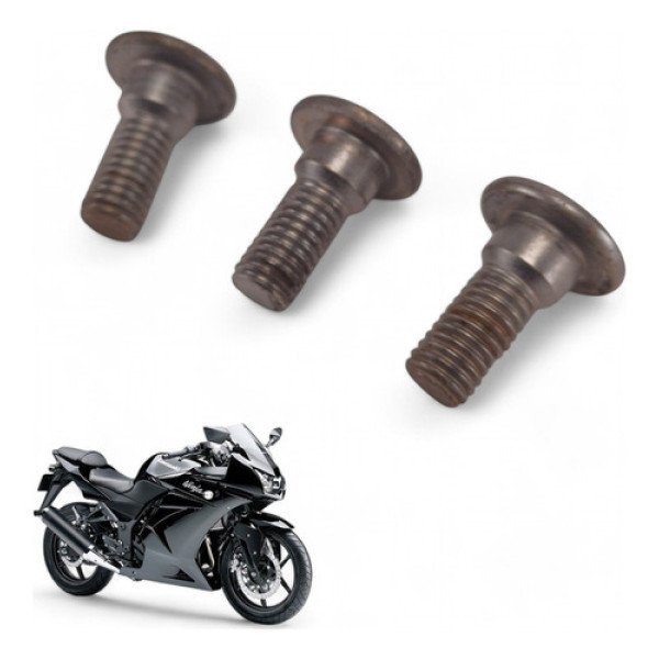 Kit Parafuso Disco Freio Traseiro Kawasaki Ninja 250 R 2010