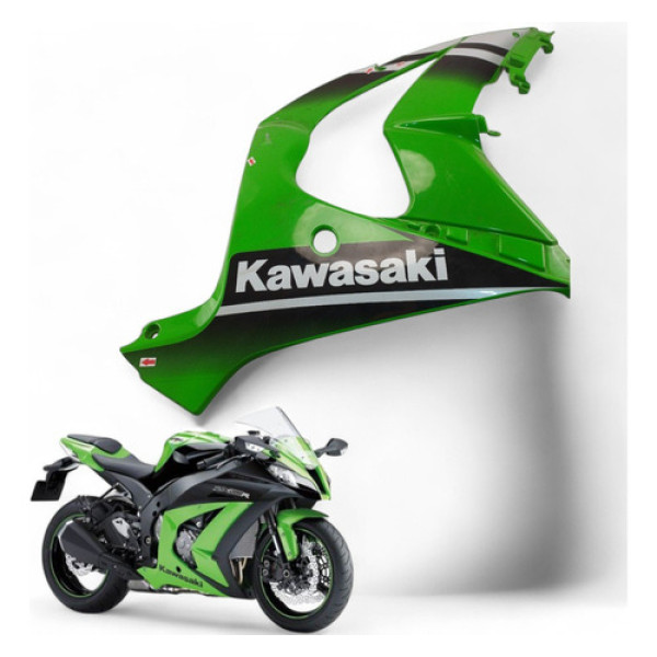 Carenagem Lateral Direita Kawasaki Zx10 R 2014 Com Avaria