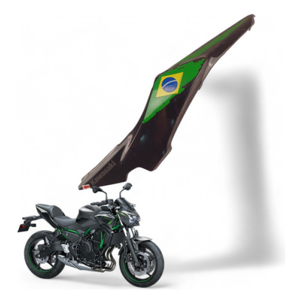 Carenagem Rabeta Esquerda Kawasaki Z 650 2022 Com Avaria