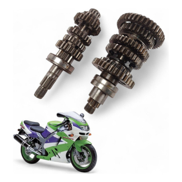 Câmbio Completo Kawasaki Zx 600 1995 Com Avaria