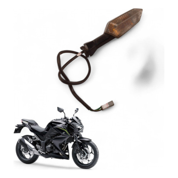 Pisca Traseiro Direito Kawasaki Z300 2019 Com Avaria
