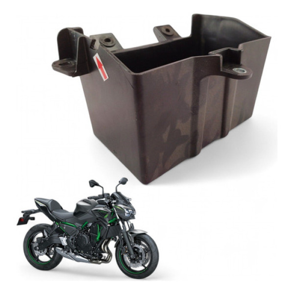 Caixa Bateria Kawasaki Z 650 2022 Com Avaria