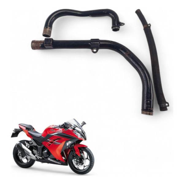 Kit Canos Água Kawasaki Ninja 300 2015