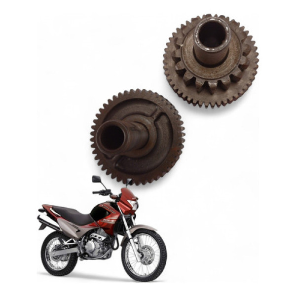 Engrenagem Redução Partida Honda Nx 400 Falcon 2004