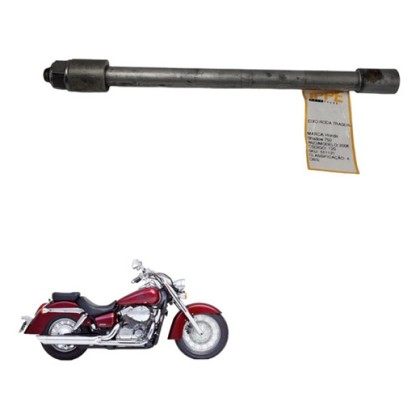 Eixo Roda Traseira Honda Shadow 750 2006