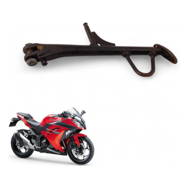 Cavalete Lateral Kawasaki Z300 2016 Com Avaria