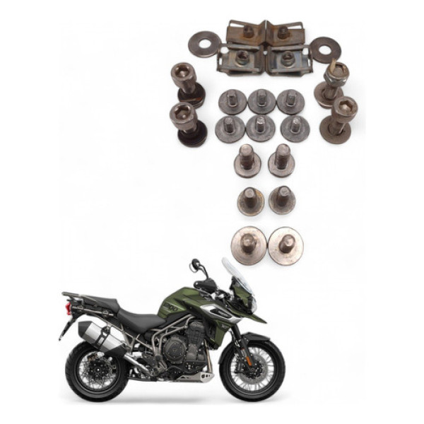 Kit Parafuso Suporte Placa Triumph Tiger 1200 Xca 2020