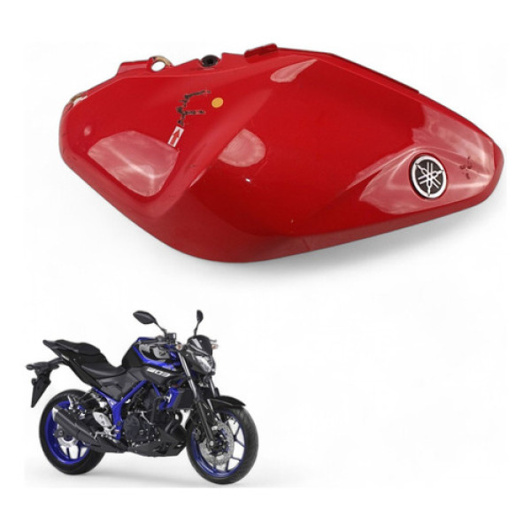 Carenagem Direita Tanque Yamaha R3 2016 Com Avaria