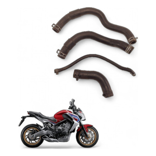 Kit Mangueiras Radiador Honda Cb 650 F 2015