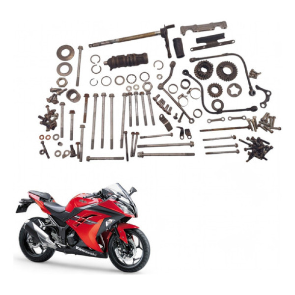 Kit Parafuso Motor Kawasaki Ninja 300 2017