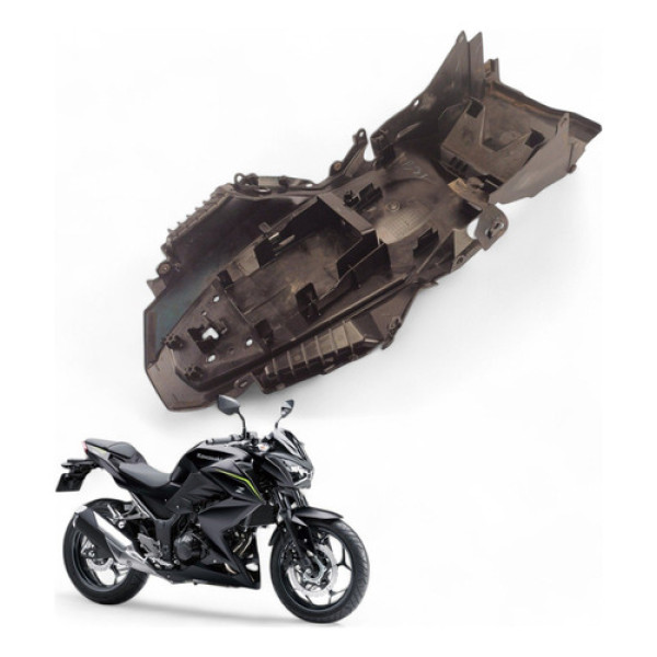 Para-lamas Traseiro Interno Kawasaki Z300 2019 Com Avaria