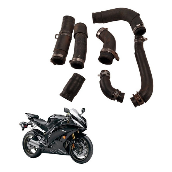 Kit Mangueiras Radiador Yamaha Yzf R6 2008