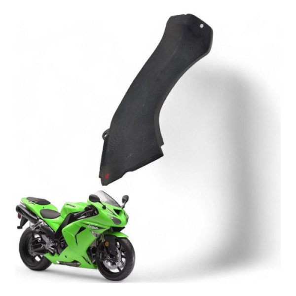 Acabamento Duto De Ar Esquerdo Kawasaki Zx 10r 2007 Com Avar