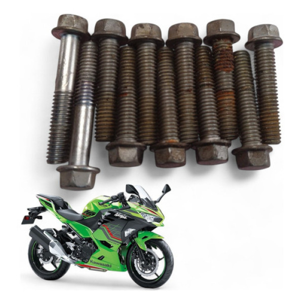 Kit Parafuso Tampa Esquerda Motor Kawasaki Ninja 400 2019