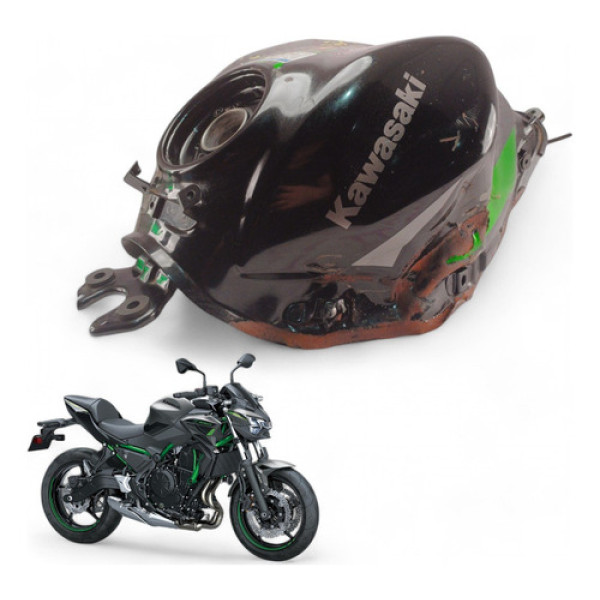Tanque Combustível Kawasaki Z 650 2022 Com Avaria