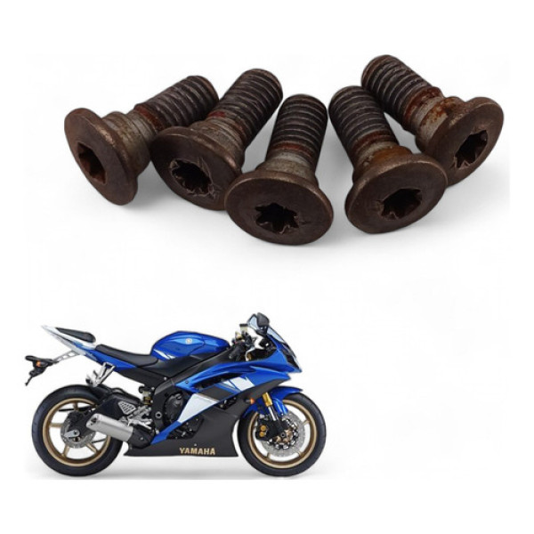 Kit Parafuso Disco Freio Traseiro Yamaha Yzf R6 2008