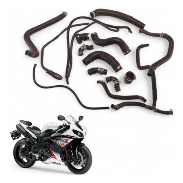 Kit Mangueiras Radiador Yamaha Yzf R1 2013