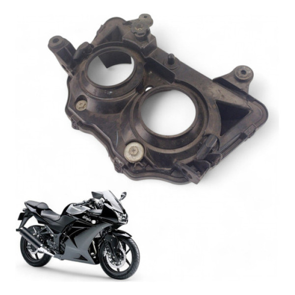 Carcaça Farol Kawasaki Ninja 250 R 2010 Com Avaria