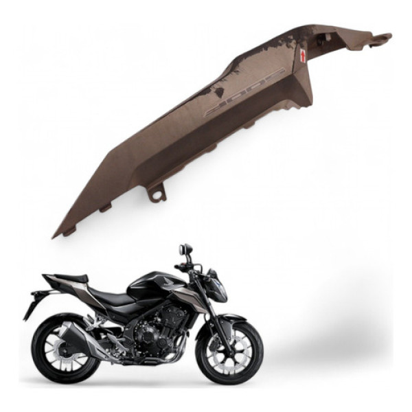 Carenagem Rabeta Esquerda Honda Cb 500f 2016 Com Avaria