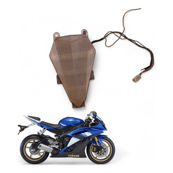 Lanterna Traseira Yamaha Yzf R6 2009 Com Avaria