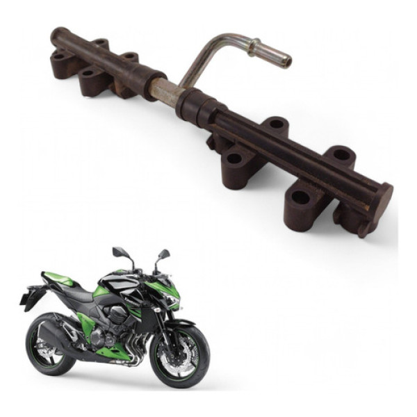 Flauta Bicos Injetor Kawasaki Z800 2013