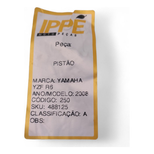 Pistão Yamaha Yzf R6 2008