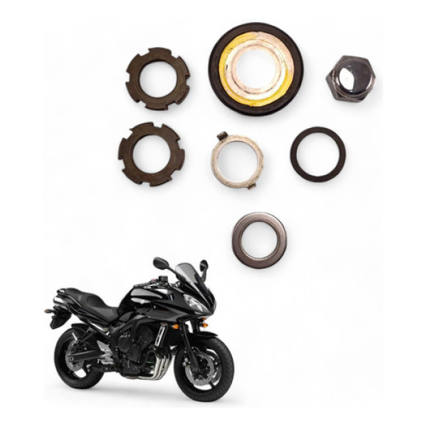 Porca Mesa Direção Yamaha Fazer 600 2007